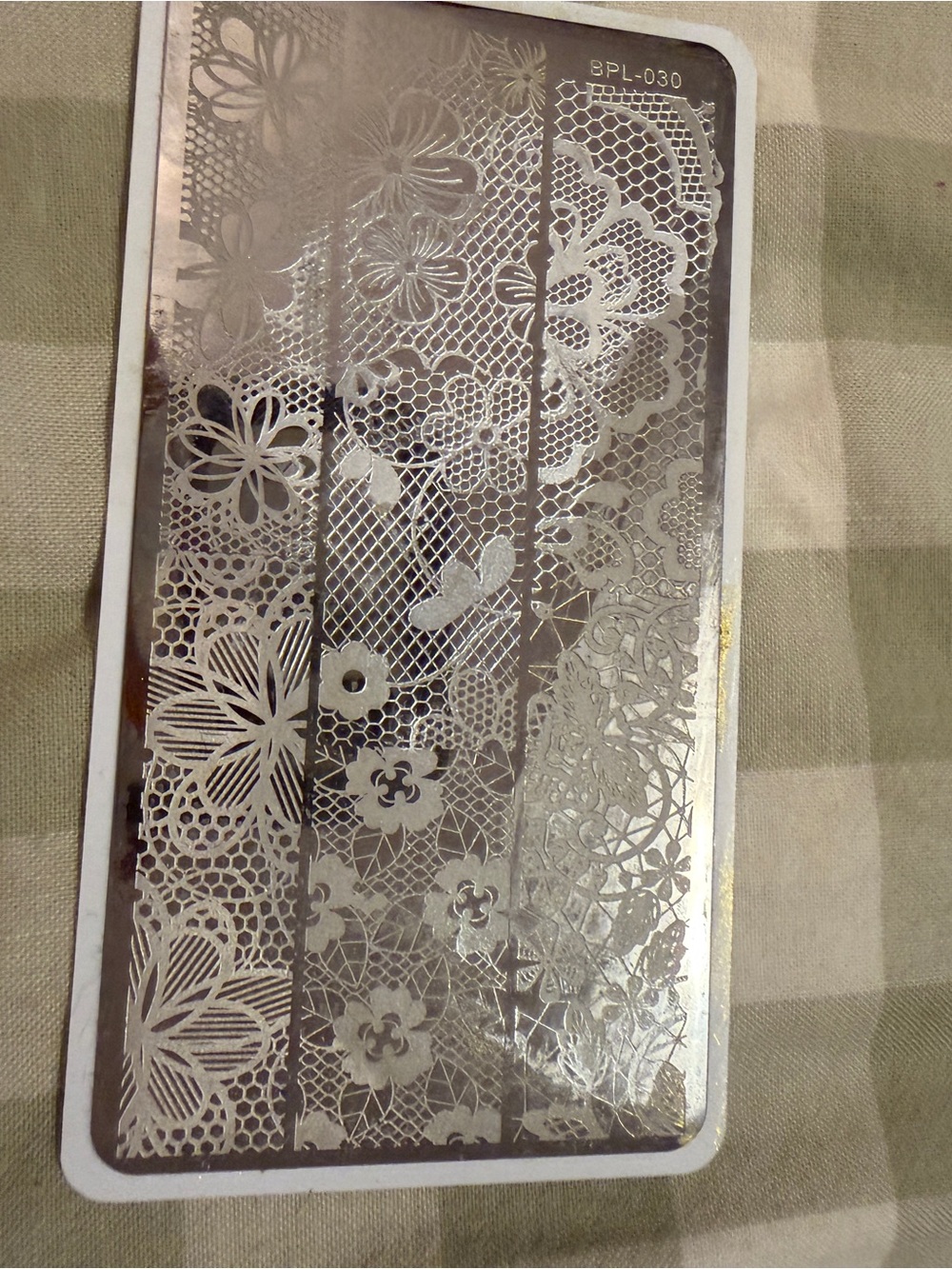 Floral Lace Nail Stamping Plate - Intricate Designs